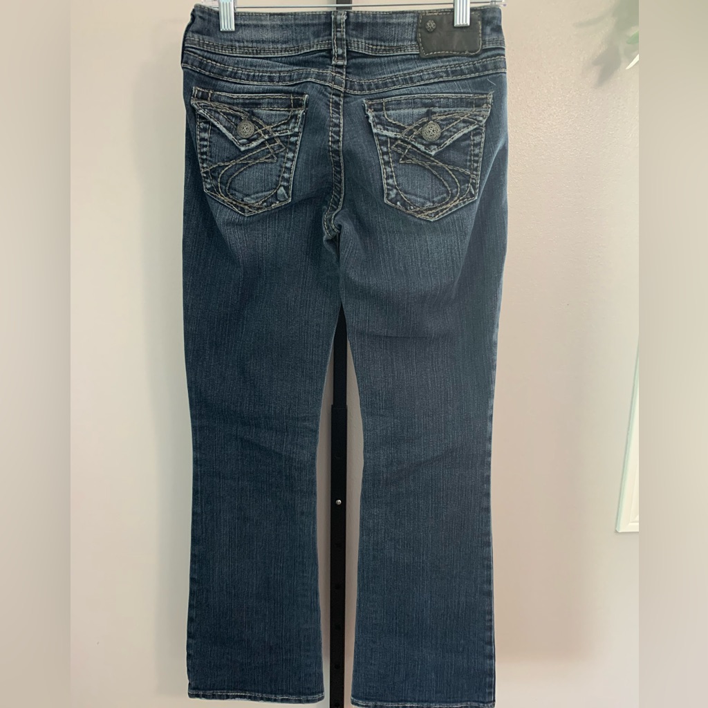 Suki Surplus Silver Jeans Blue Boot Cut Denim